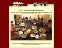 Tablet Screenshot of drumworkshops.de